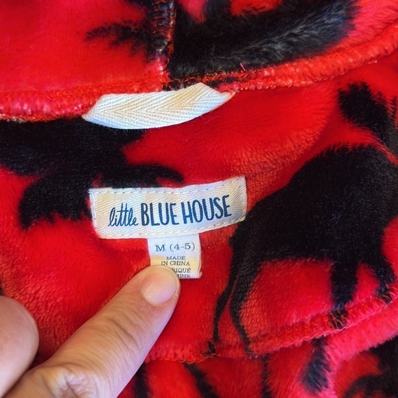 Little blue house size 4-5 Kids housecoat - Picture 2 of 3